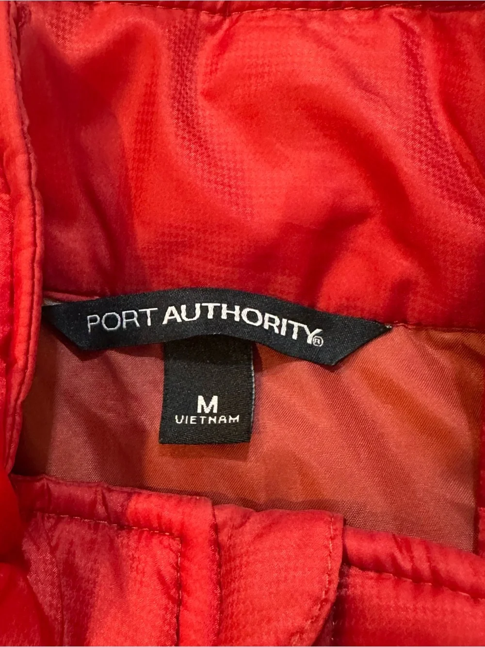 Port Authority Special Olympics Quilted Jacket Red Medium